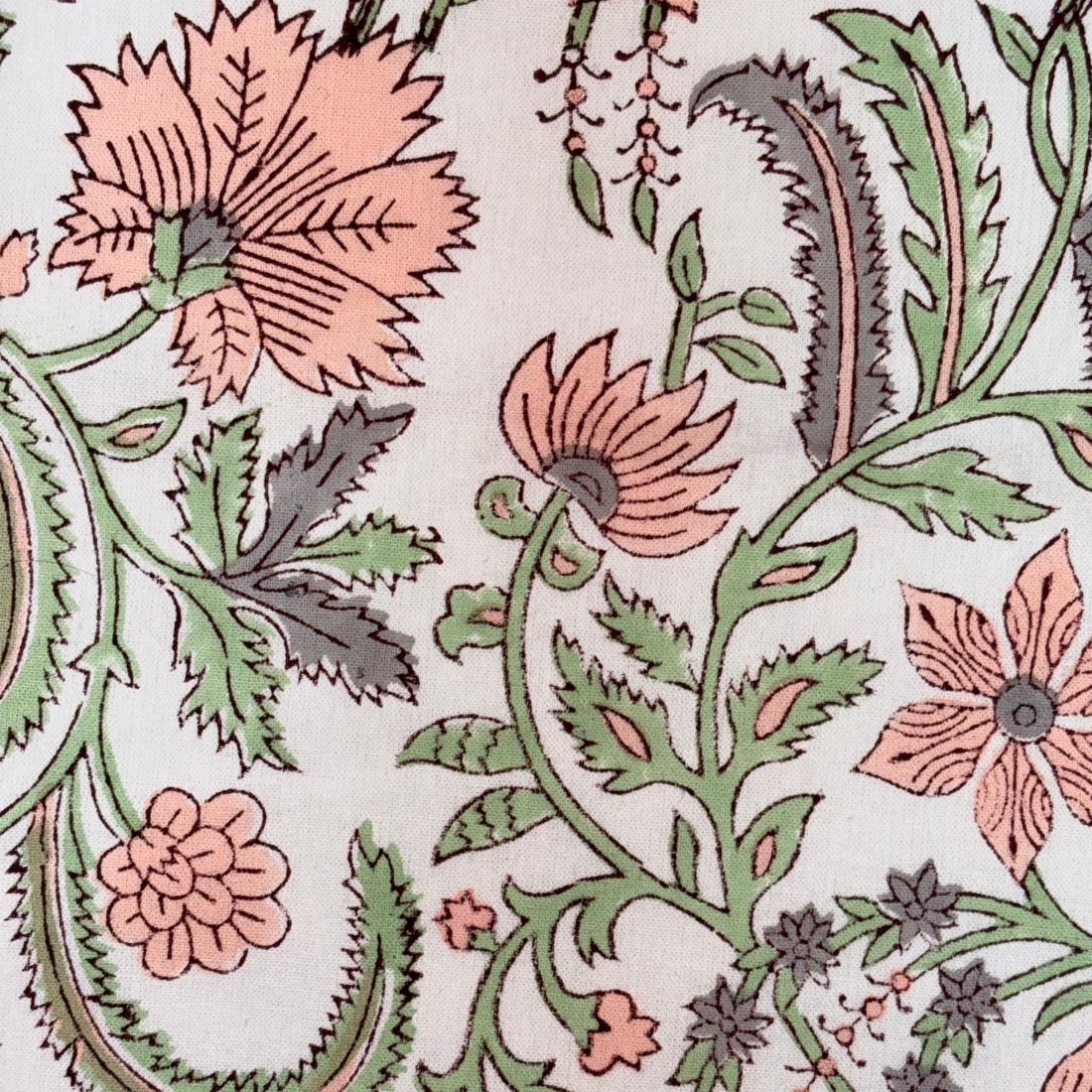 Tarin Block Print Cotton Fabric