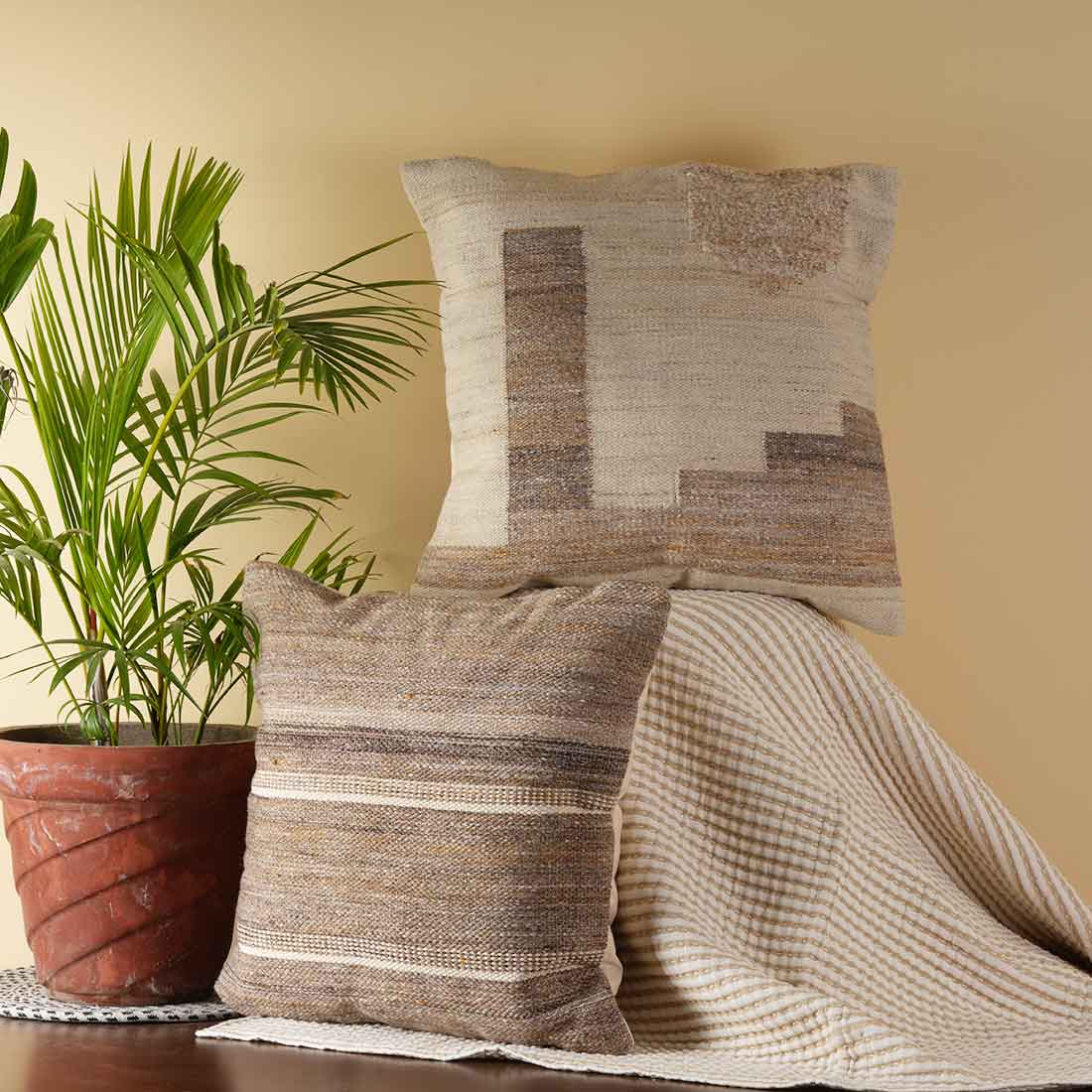 Sely Square Woven Pillow Cover