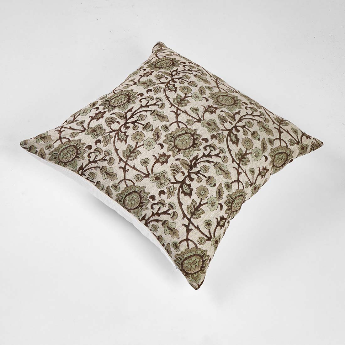 Kota Linen Block Printed Pillow Cover