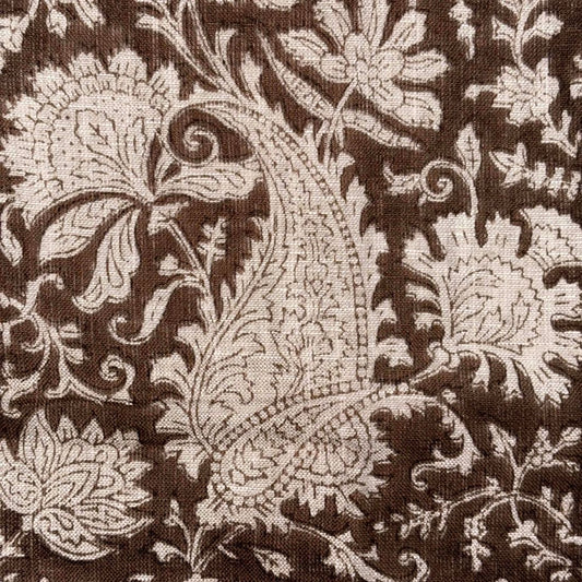 Rangrez Block Print Linen Fabric