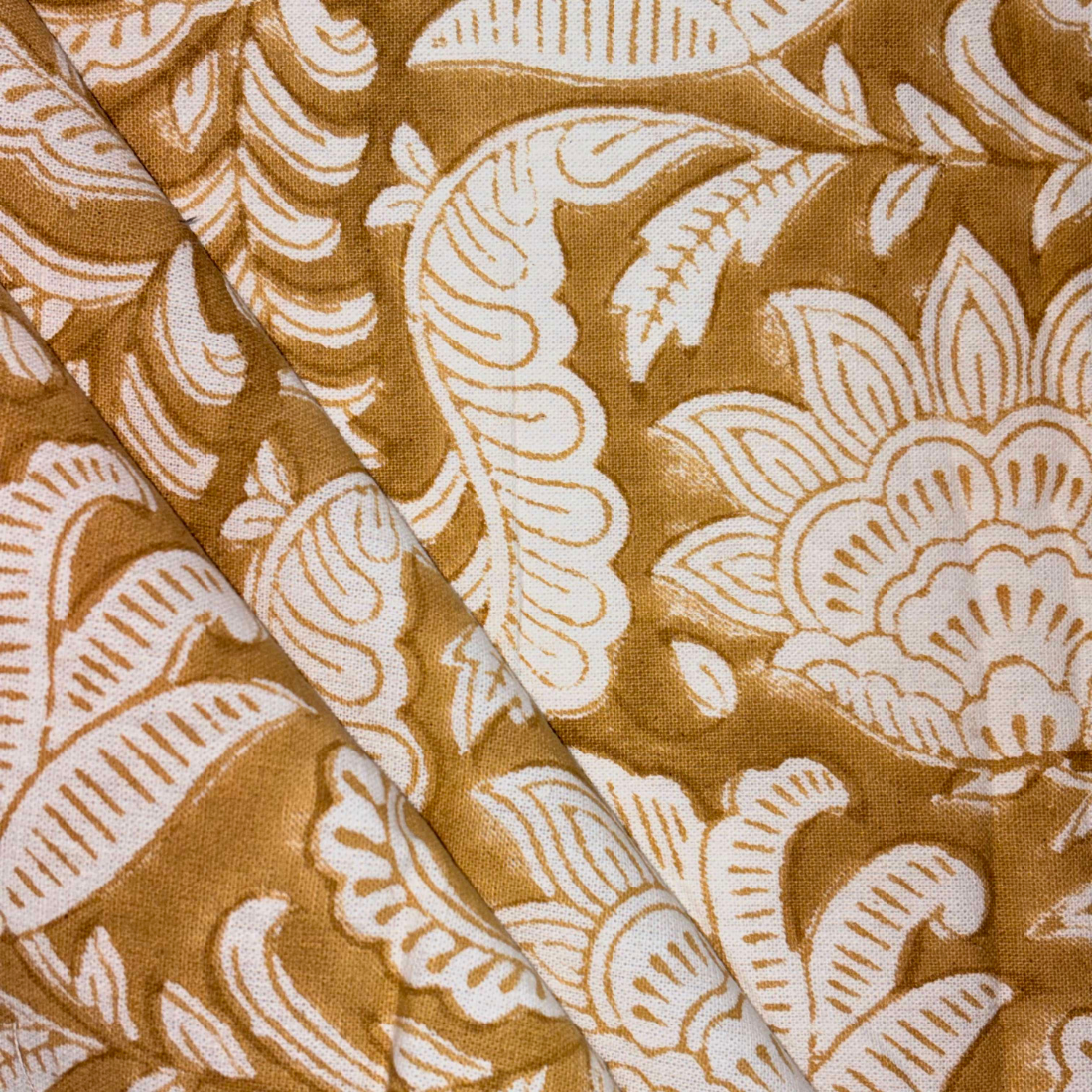 Malta Block Print Cotton Fabric