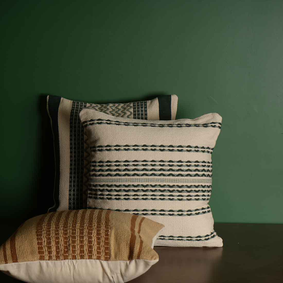 Moli Square Woven Pillow Cover