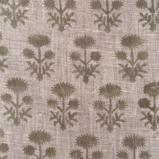 Jhola Block Printed Linen Fabric | Upholstery & Home Décor Fabric