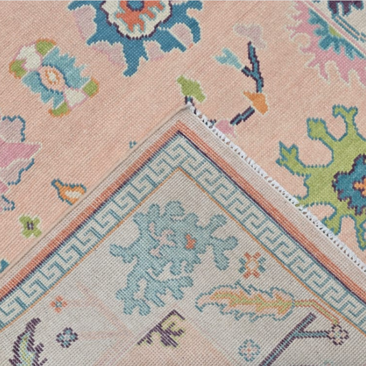 Charlotte Hand-Knotted Oushak Rug | Hand-woven Wool Rug