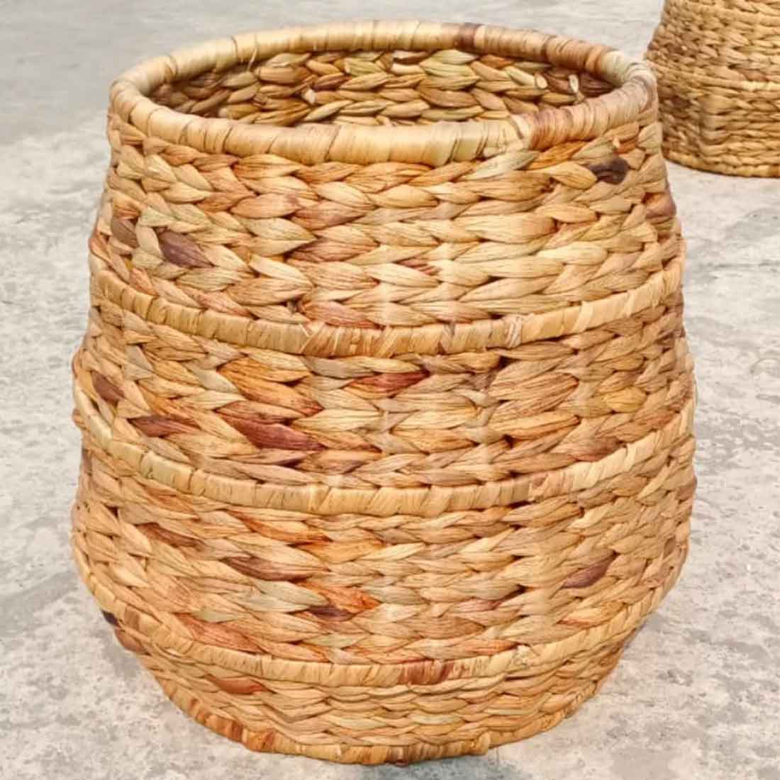 Lapa Round Woven Planter