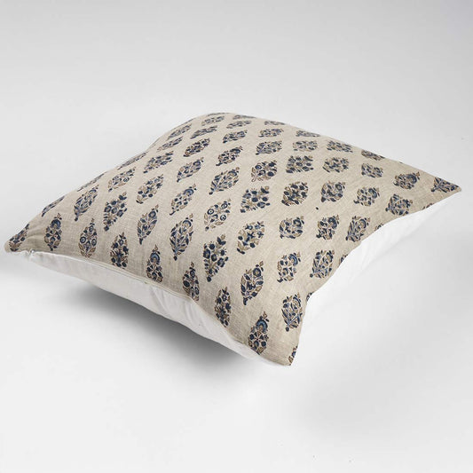 Bana Linen Block Printed Pillow Cover