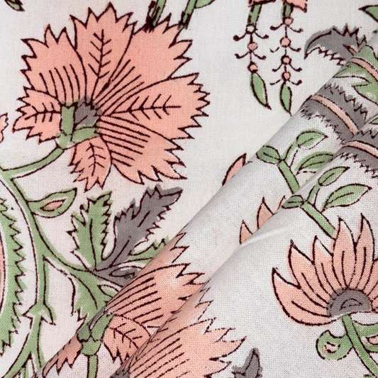 Tarin Block Print Cotton Fabric