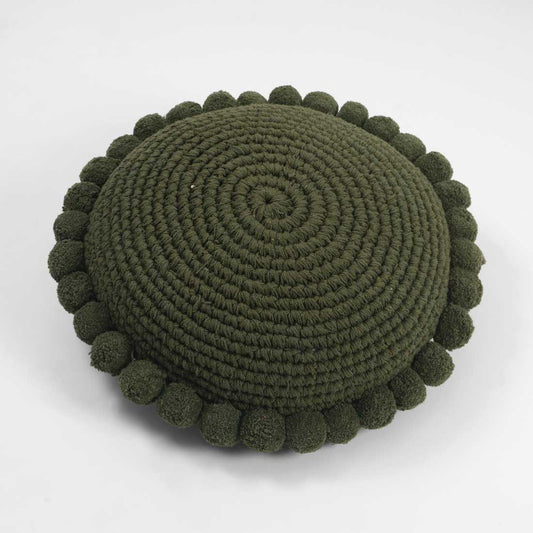 Holly Crochet Pillow Cover | Woven Home Décor | Holiday Gifting