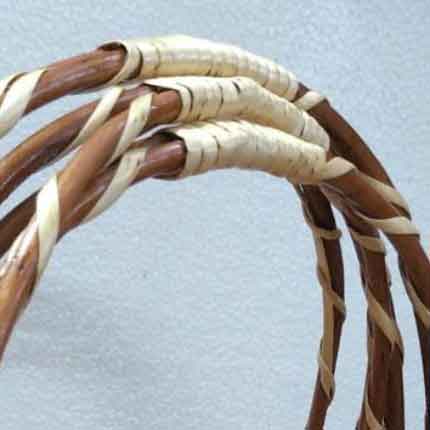 WeaveCross Willow Basket Set - With Handles (Set of 3)