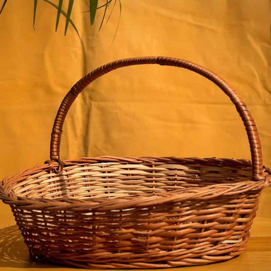 Heartsong Willow Basket Set - With Handles (Set of 3)