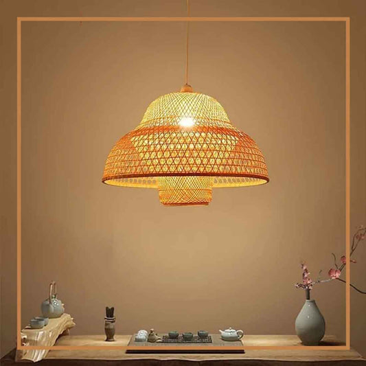 Mushroom Lampshade Natural (Without Electrical Accessories)