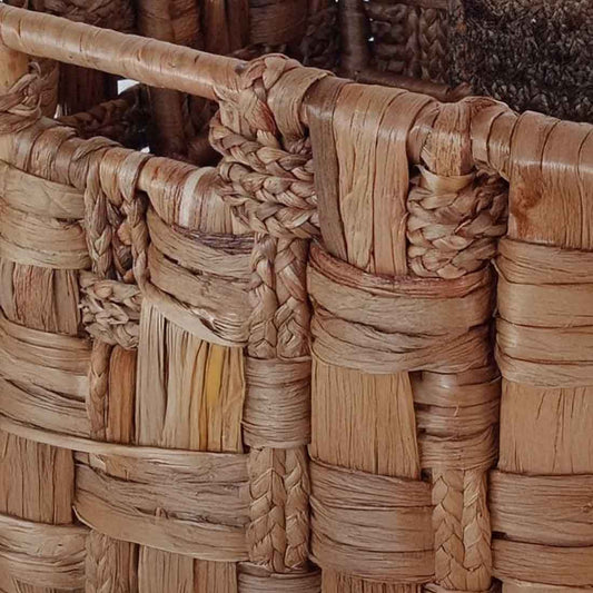 Aira Petite Cane-Edged Hyacinth Tray