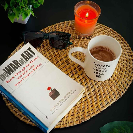 Elowyn Rattan Cane Placemats – Oval Handwoven Elegance