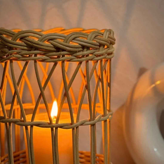 Cane Candle Holder