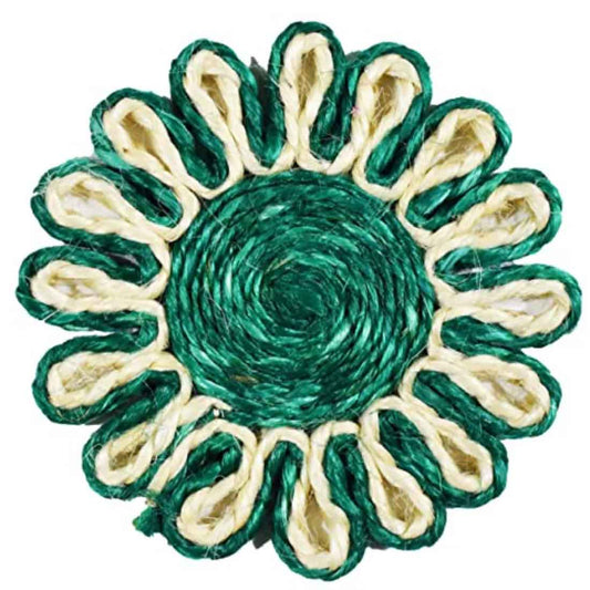 Jute Charm Coaster - 4.5" Handwoven Eco-Elegance