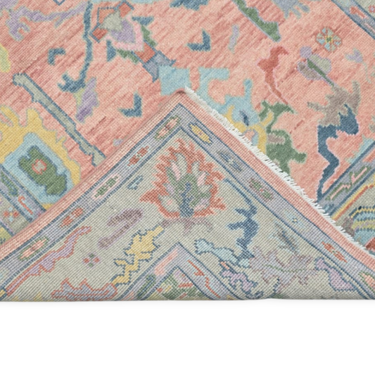 Harper Hand-Knotted Oushak Rug | Hand-woven Wool Rug