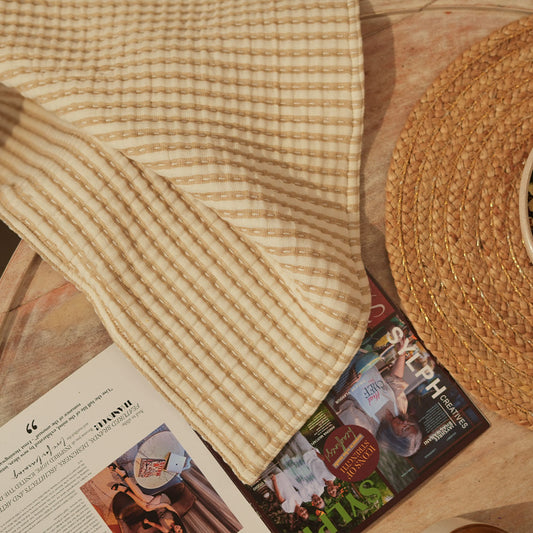 Toska Solid Quilted Throw