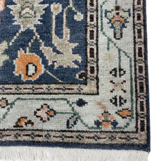 Eleanor Hand-Knotted Oushak Rug | Hand-woven Wool Rug