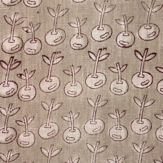 Dhair Block Printed Linen Fabric | Upholstery & Home Décor Fabric