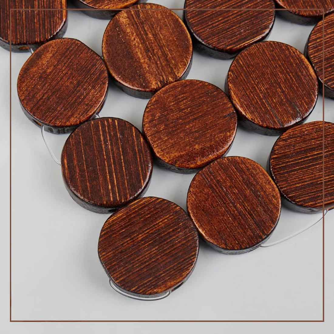 Bamboo Coaster Set - 6 pcs (Handwoven)