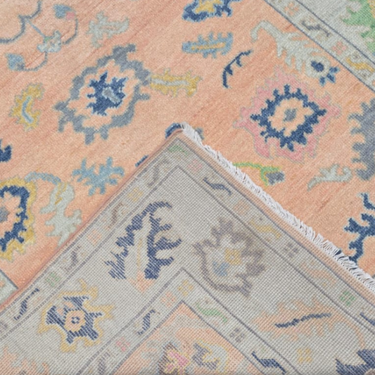 Sophia Hand-Knotted Oushak Rug | Hand-woven Wool Rug