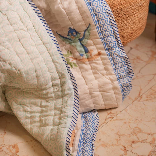 Lolo Printed Baby Quilt