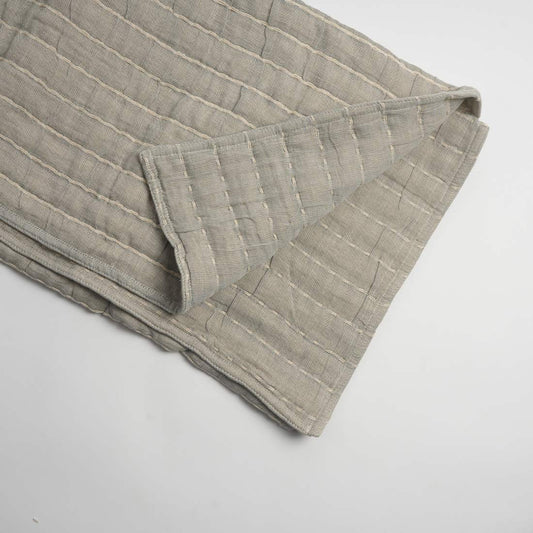 Fleec Solid Quilted Throw