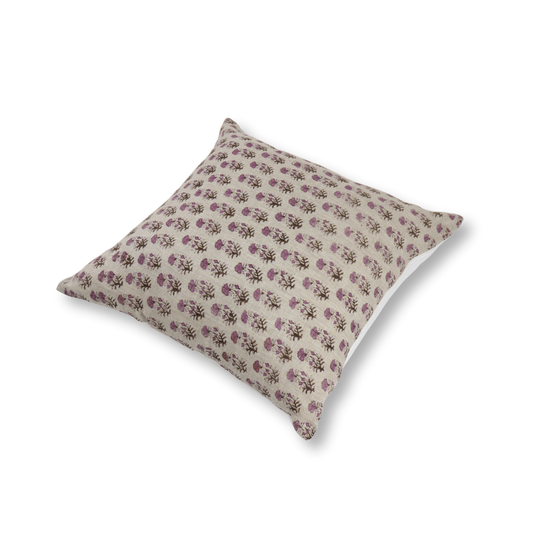 Bagh Linen Block Printed Pillow Cover