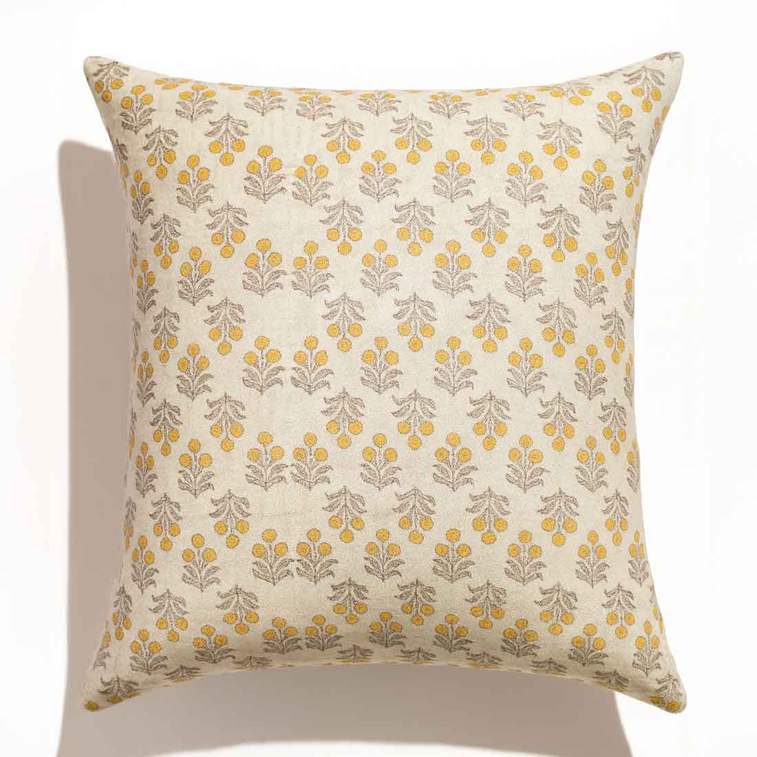 Mali Block Printed Pillow Cover