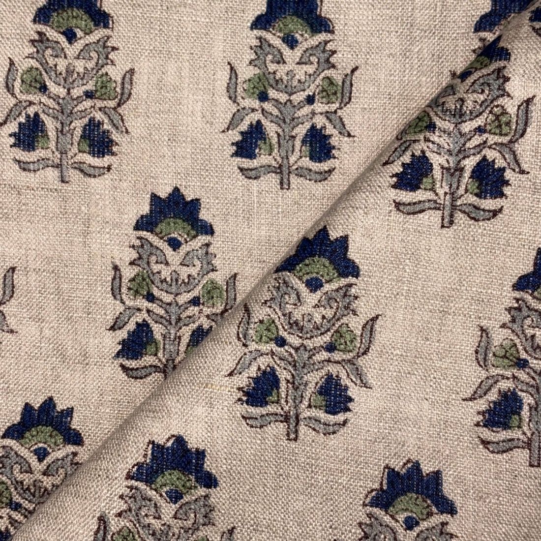 Raga Block Print Fabric