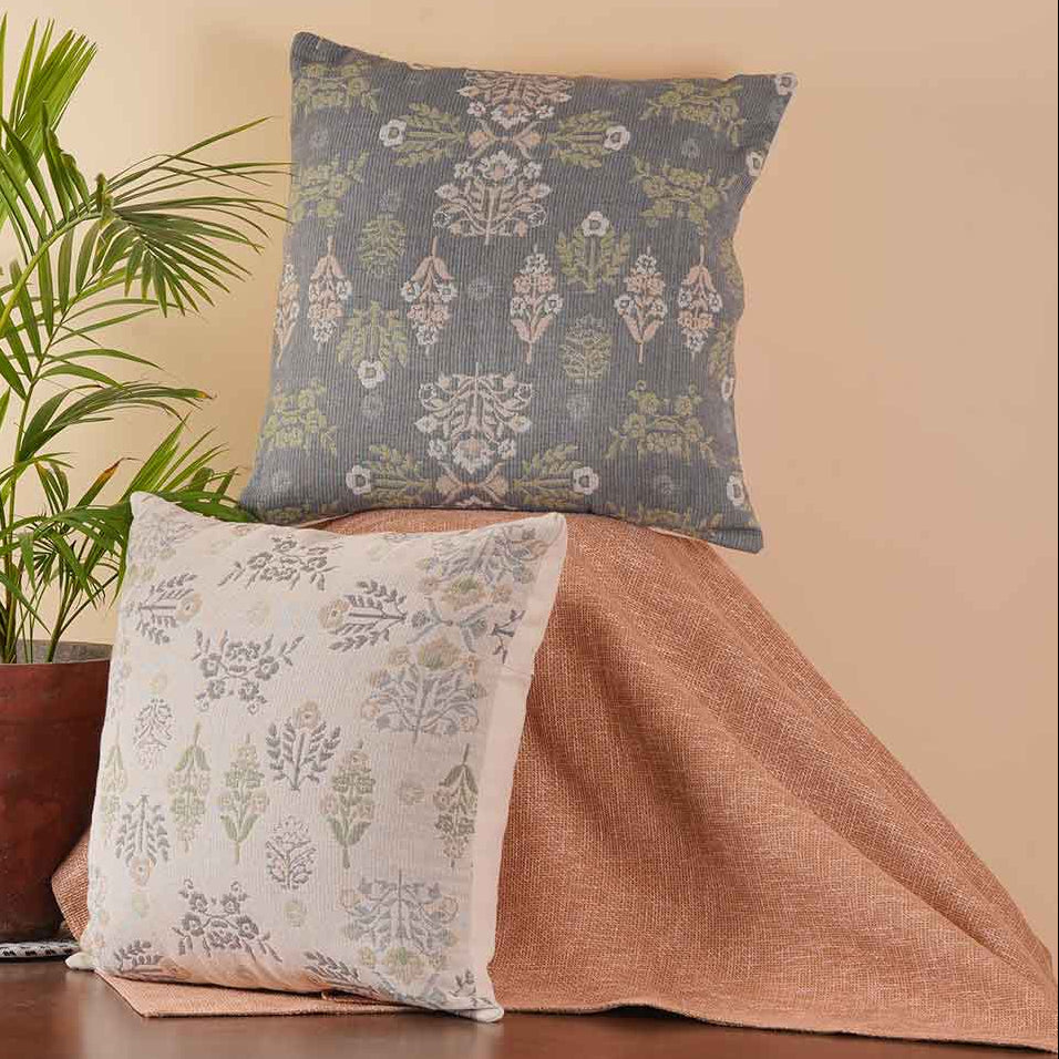 Corb Jacquard Woven Pillow Cover