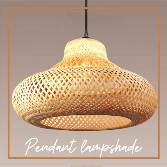Hanging Natural Lampshade (Without Electrical Accessories)