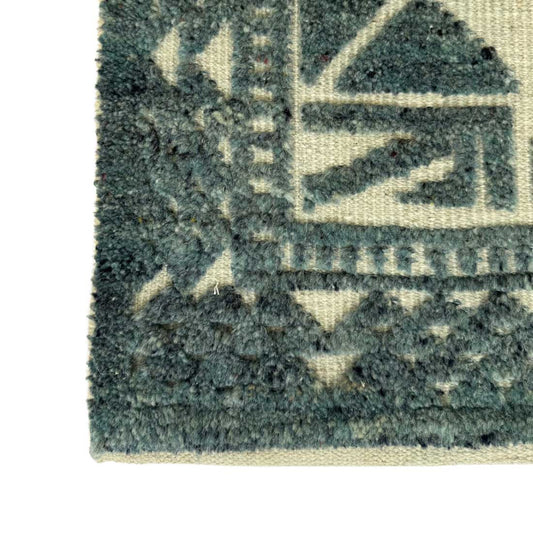Nyrax Hand Knotted Abstract Geometric Rug
