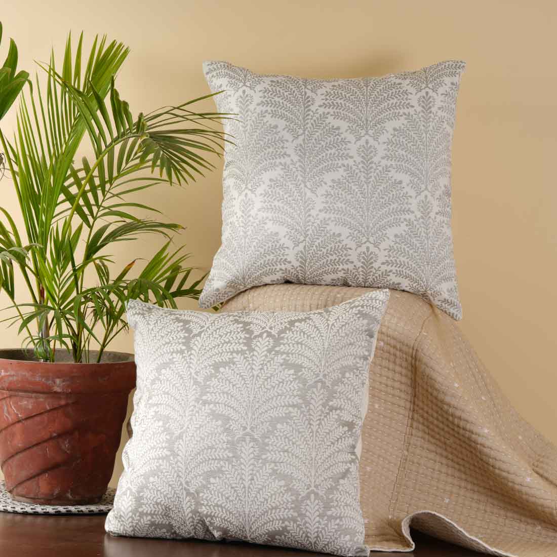 Goth Jacquard Woven Pillow Cover