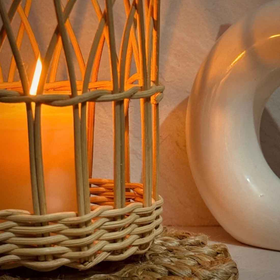 Cane Candle Holder