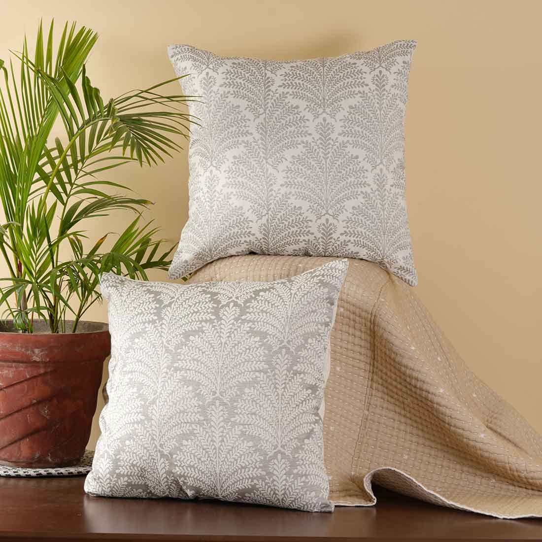 Lint Jacquard Woven Pillow Cover