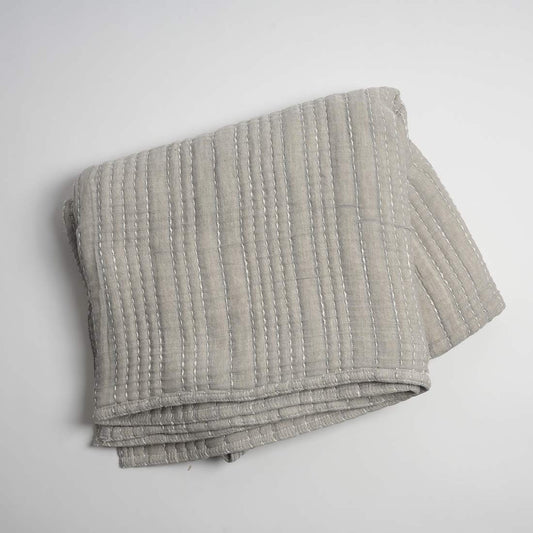 Nescy Solid Quilted Throw