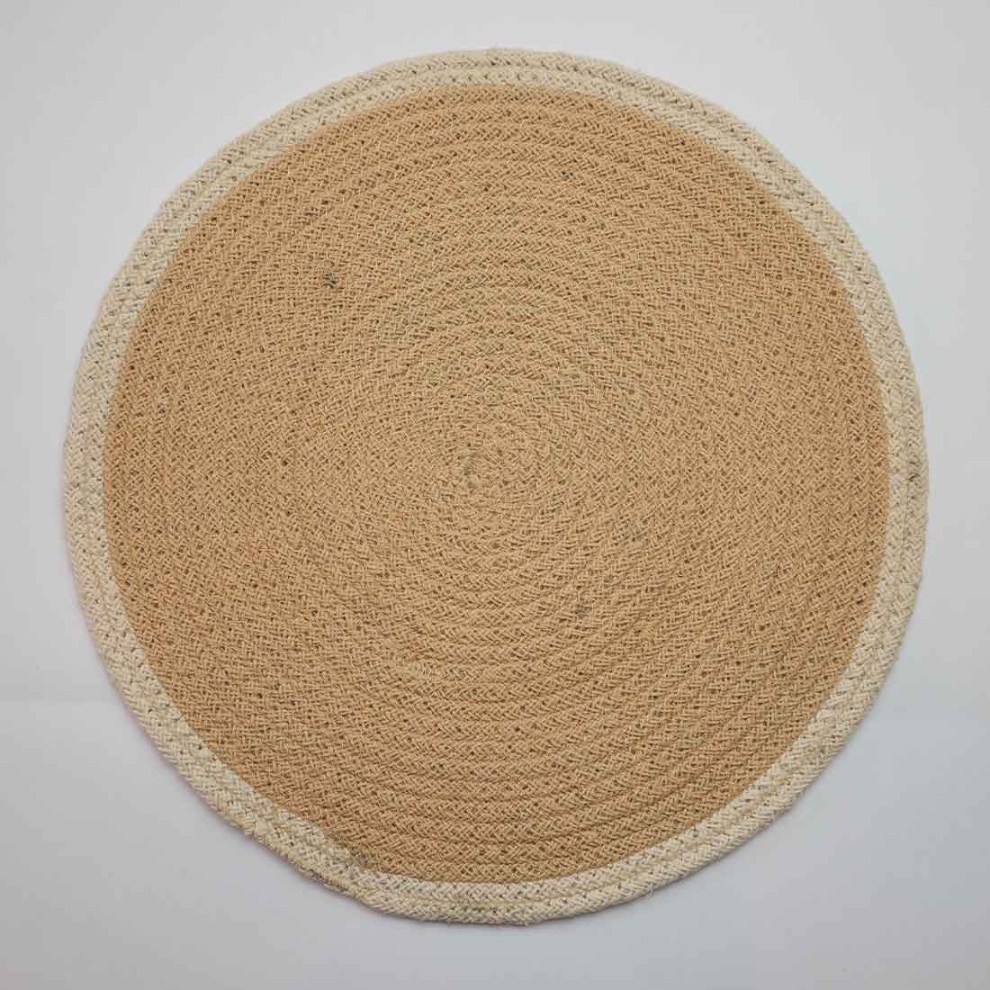 Moss Round Woven Placemat