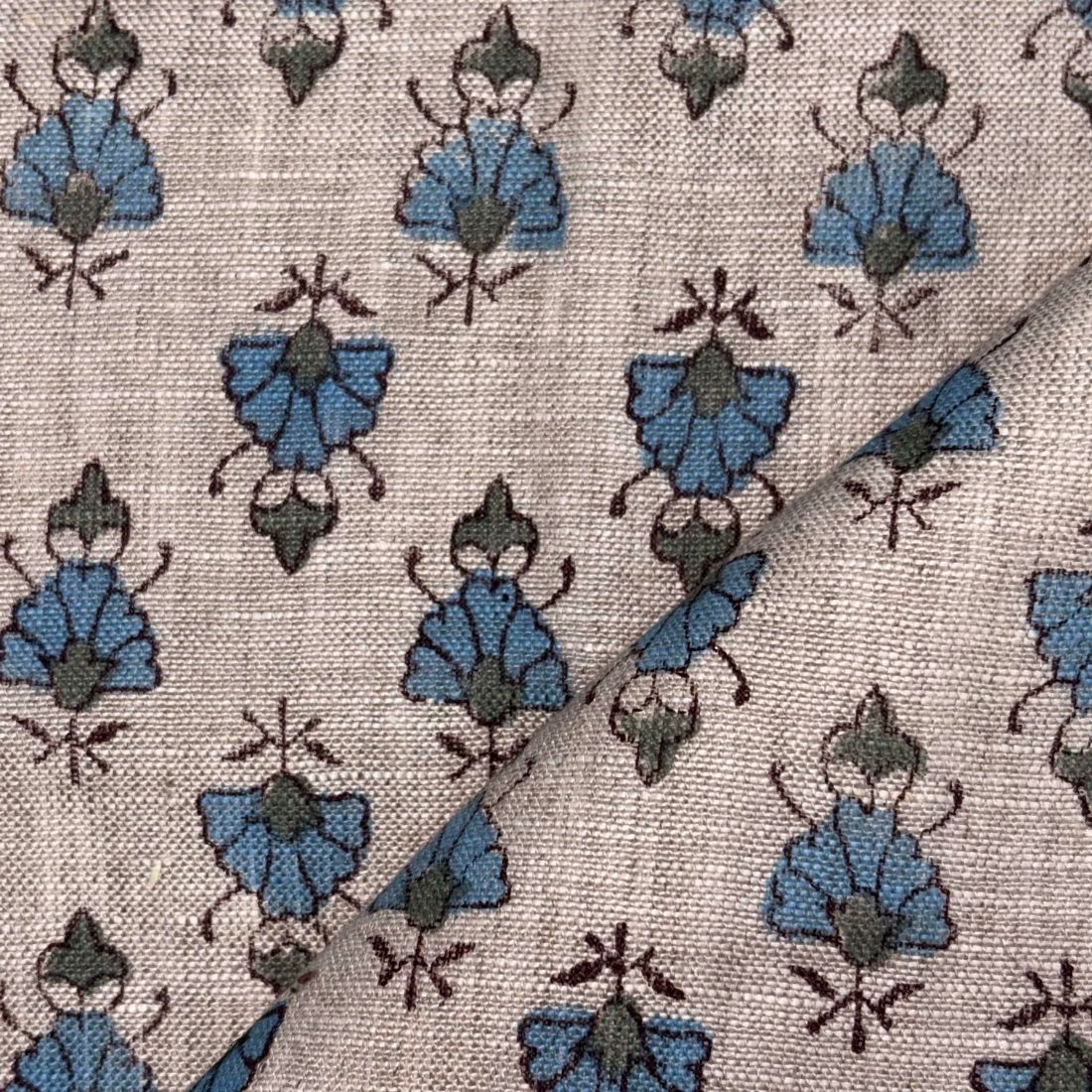 Bansuri Block Print Fabric