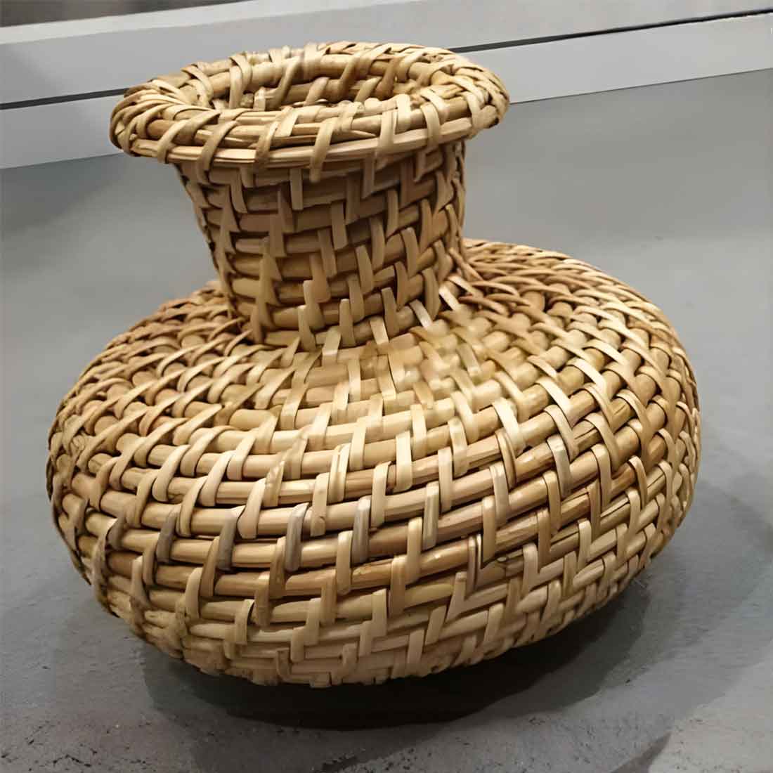 Mithila Cane Flower Vase