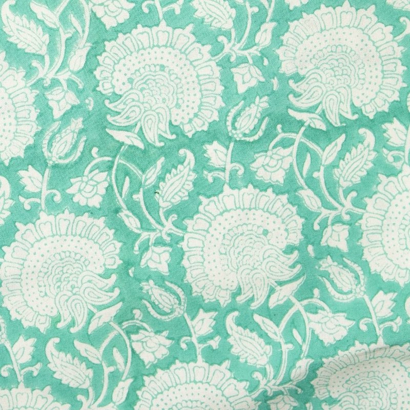 Latik Block Print Cotton Fabric