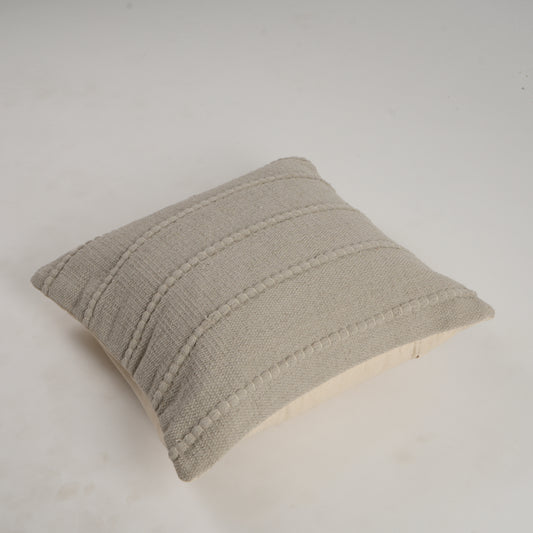 Gentle Crest Square Woven Pillow Cover