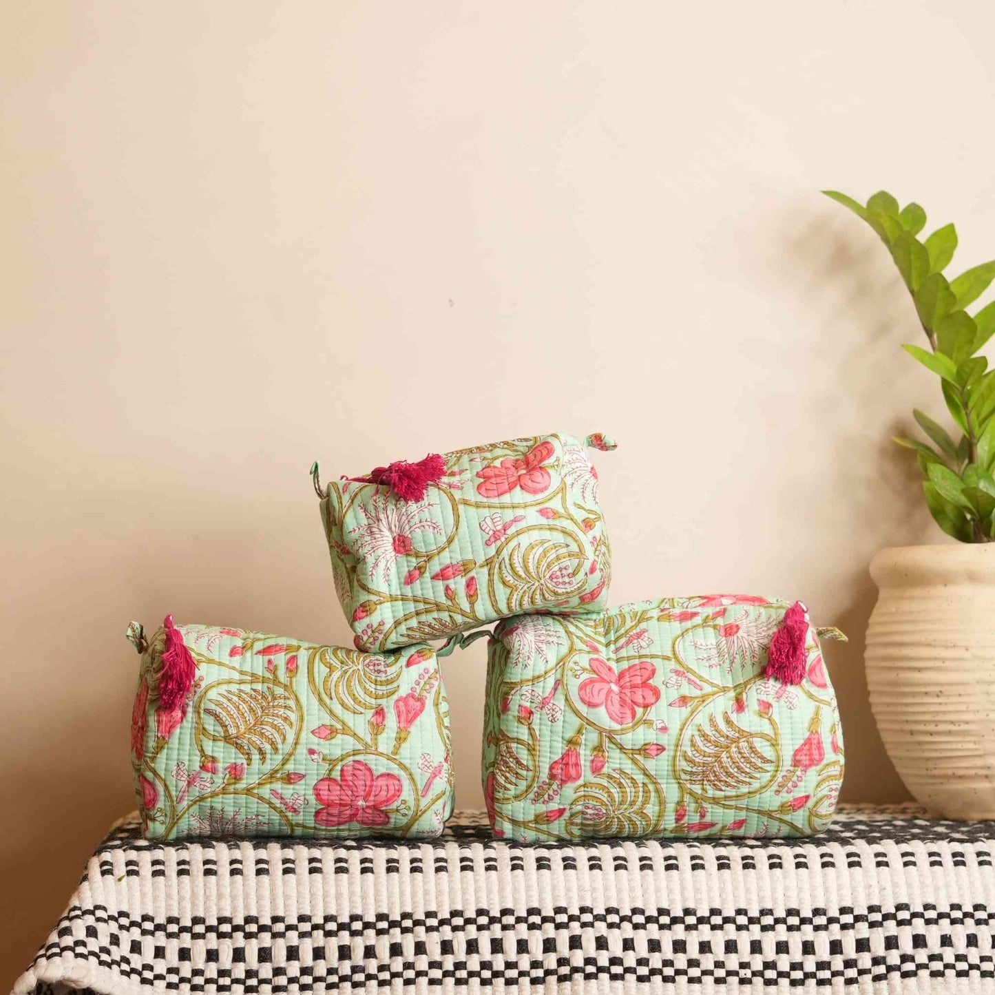 Azara Printed Pouch Bag