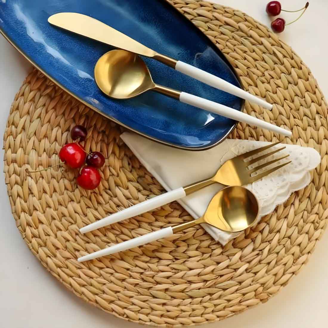 Kauna Luxe – Handwoven Kauna Grass Dining Table Mat