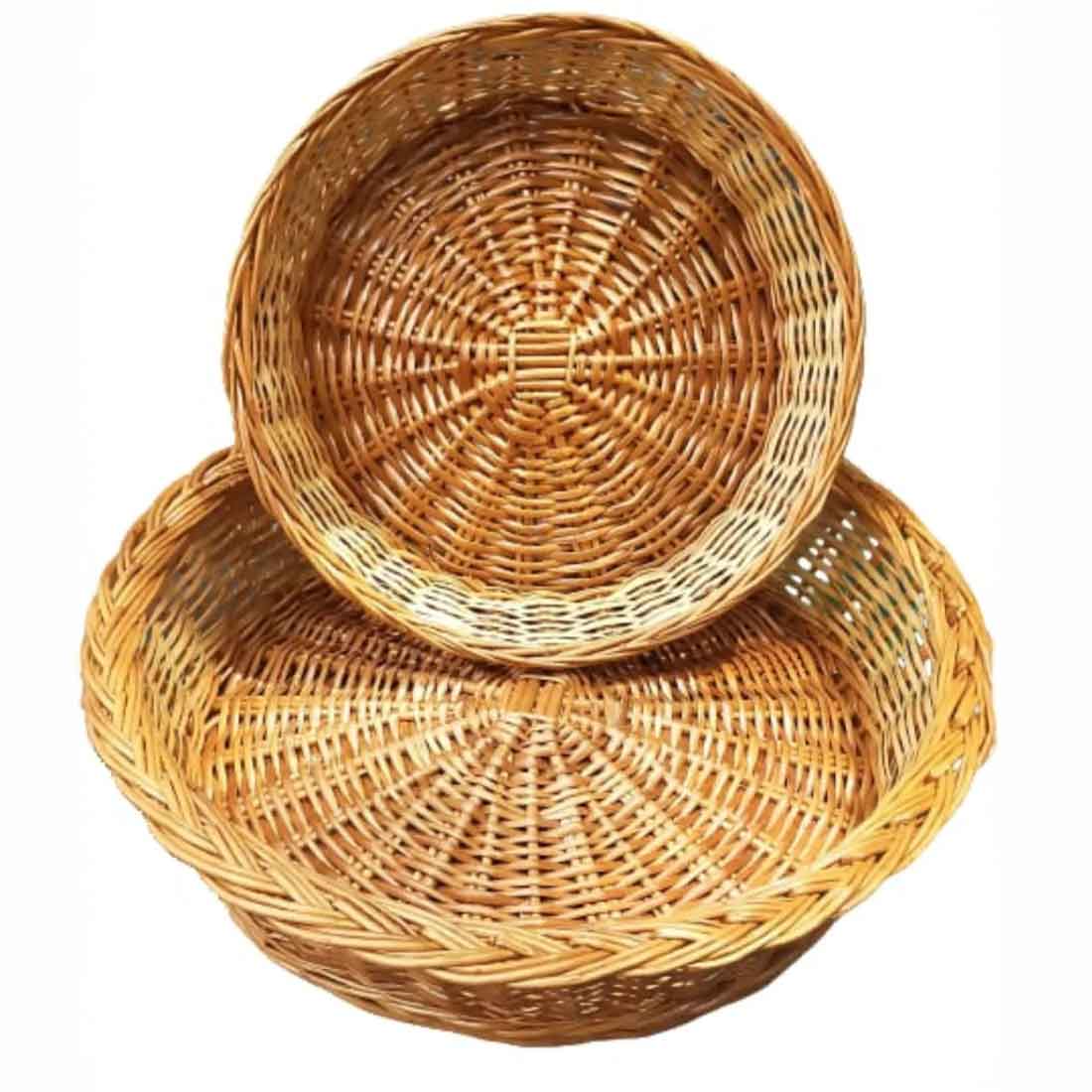 Solace Premium Round Willow Basket - Small & Large