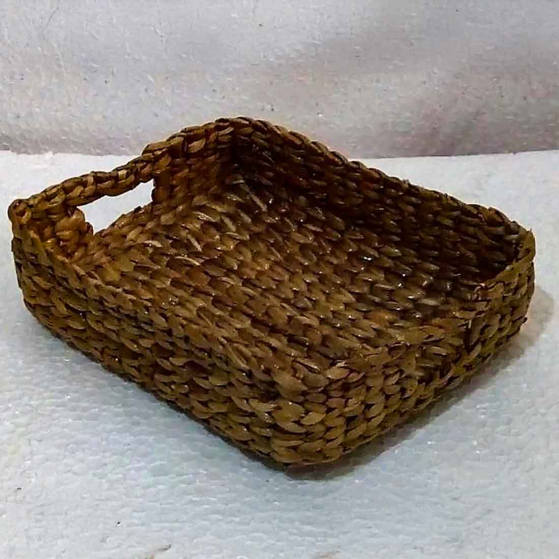 Tara Water Hyacinth Tray - Small Handwoven Utility