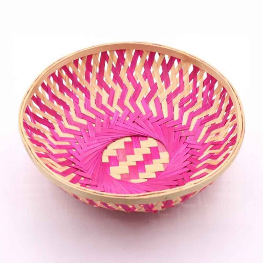 Neelaa Round Bamboo Basket