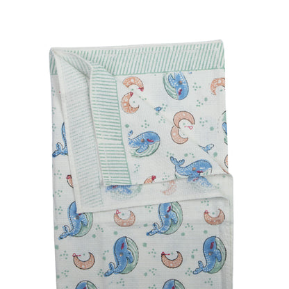 Moji Printed Baby Towel