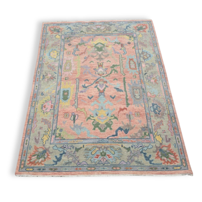 Harper Hand-Knotted Oushak Rug | Hand-woven Wool Rug