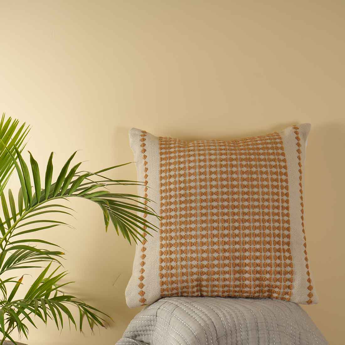 Fuzo Square Woven Pillow Cover
